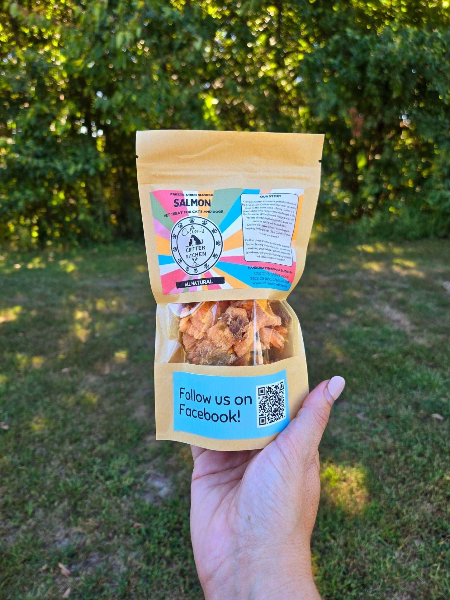 Freeze - Dried Smoked Salmon Treats - Colton's Critter Kitchen